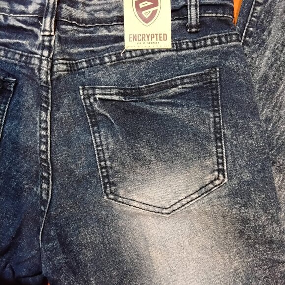 Encrypted Women's Acid Wash Jeans Size 14 - Picture 5 of 8